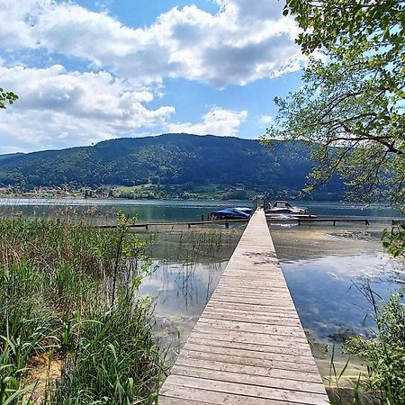 Kaspar Haus Kmb Seeblick Appartement Am Ossiacher See Mit Direktem Seezugang, Hallenbad Bodensdorf Exterior photo