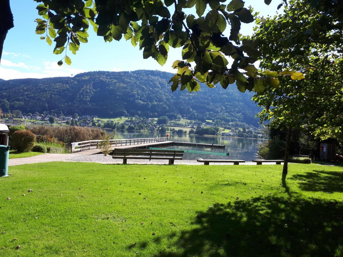 Kaspar Haus Kmb Seeblick Appartement Am Ossiacher See Mit Direktem Seezugang, Hallenbad Bodensdorf Exterior photo